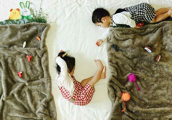 夢遊夢到懸崖邊！超萌雙胞胎睡著後的探險人生 雙胞胎、ayumi、ayumiichi、睡覺、夢、探險、樂趣、想像力、雙胞胎、可愛、萌、創意、藝術