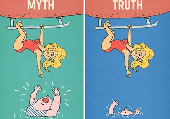 電影演的跟現實怎麼不一樣？12張插畫破解電影常見迷思 電影、迷思、破解、現實、插畫