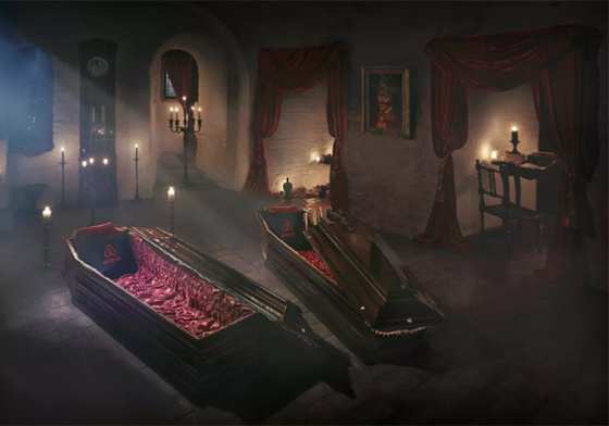 想挑戰睡在絲絨棺木裡的感覺嗎？萬聖節來去吸血鬼德古拉的城堡住一晚 德古拉、吸血鬼、萬聖節、布蘭城堡、 Bran Castle