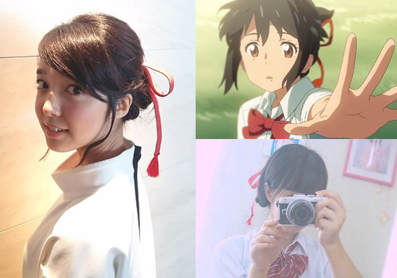 日本妞都在瘋這款「三葉髮型」！簡單變出《你的名字》女主角的俏麗編髮 你的名字、君の名は。、髮型、三葉、日本