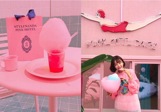 就是要狙擊你的少女心！STYLENANDA PINK HOTEL在明洞盛大開幕啦 STYLENANDA PINK HOTEL、STYLENANDA、3CE、PINK HOTEL、PINK POOL CAFE