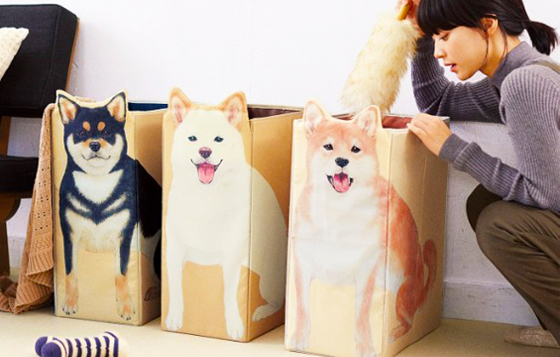 一不小心就會以為是真的！超萌的顧家柴柴收納盒  收納袋、柴柴、洗衣袋、felissimo、YOU+MORE !