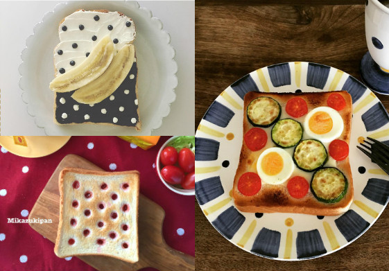 #水玉吐司你上手了嗎？各種材料都好應用的繽紛吐司料理 水玉吐司、水玉トースト、吐司、食材、早餐