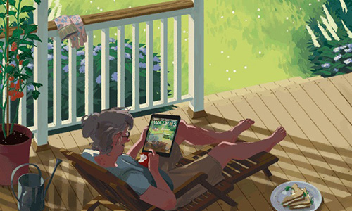 定期出走之必要  療癒動圖帶你看見生活的正確打開方式 生活、插畫、動圖、理想生活、Rebecca Mock