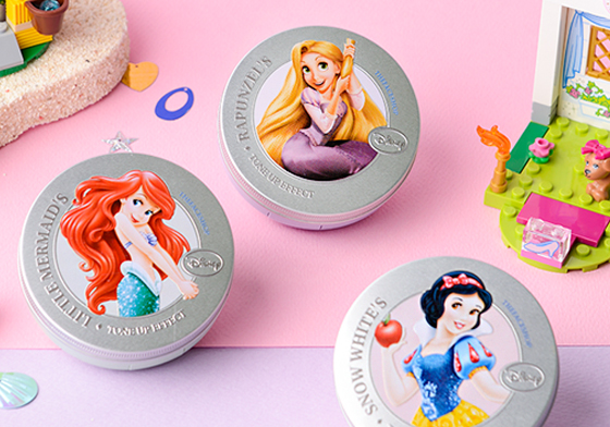 粉餅鐵盒質感大升級！「迪士尼公主」聯名美妝新品攻佔女孩荷包啦〜 The Face Shop、Disney、더페이스샵、迪士尼、迪士尼公主