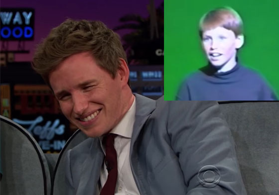 有看過影帝這麼害羞的樣子嗎？艾迪瑞德曼被曝光學生時代的黑歷史 怪獸與牠們的產地、Eddie Redmayne、艾迪瑞德曼、詹姆斯柯登、James Corden