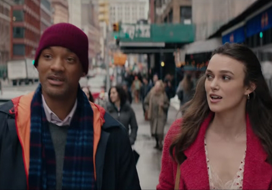 綺拉女神化身為「愛」！《最美的安排》預告就能逼哭你 威爾史密斯、最美的安排、綺拉奈特莉、愛德華諾頓、凱特溫絲蕾