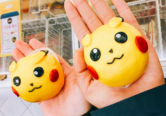 保證長得不失敗！韓國7-11出皮卡丘豆沙包讓人捨不得吃 寶可夢、皮卡丘、豆沙包、可愛、點心