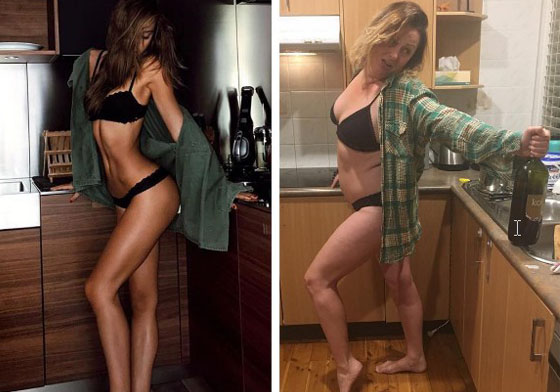 人家是優雅靠牆你是爛醉如泥！模仿好萊塢明星照的最高境界 惡搞、Celeste Barber、澳洲、諧星、明星夢