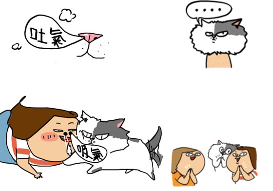 不要當麻瓜但貓奴可以喔！鼻妹×Gary的主僕動動萌貼圖來了 鼻妹、貼圖、貓奴、gary、動態貼圖