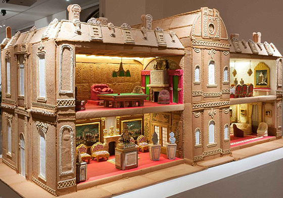 根本就是芭比住的豪宅啊！夢幻系18世紀古典法式巨型薑餅屋 薑餅屋、聖誕節、Biscuiteers、夢幻、精緻