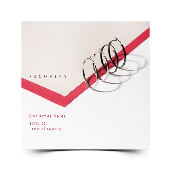 [新聞稿]用飾品送出你所想傳達的情感  Recovery聖誕折扣優惠活動  Recovery、聖誕節、飾品、耳環、手環、項鍊、禮物