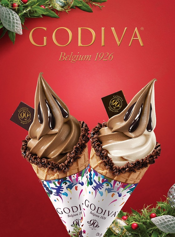[新聞稿]買一送一歡慶聖誕節！與GODIVA一起交換禮物吧 GODIVA、比利時、巧克力、聖誕節、交換、禮物、霜淇淋