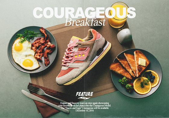 吃貨們不要糾結了！今天早上就「穿」培根加蛋？ Feature、Saucony、 Courageous、Bacon & Eggs、培根加蛋