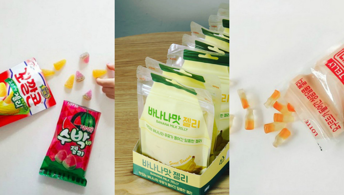「香蕉牛奶軟糖」上市啦！盤點韓國超激推的7款軟糖 韓國、便利商店、軟糖、香蕉牛奶軟糖、咖啡軟糖