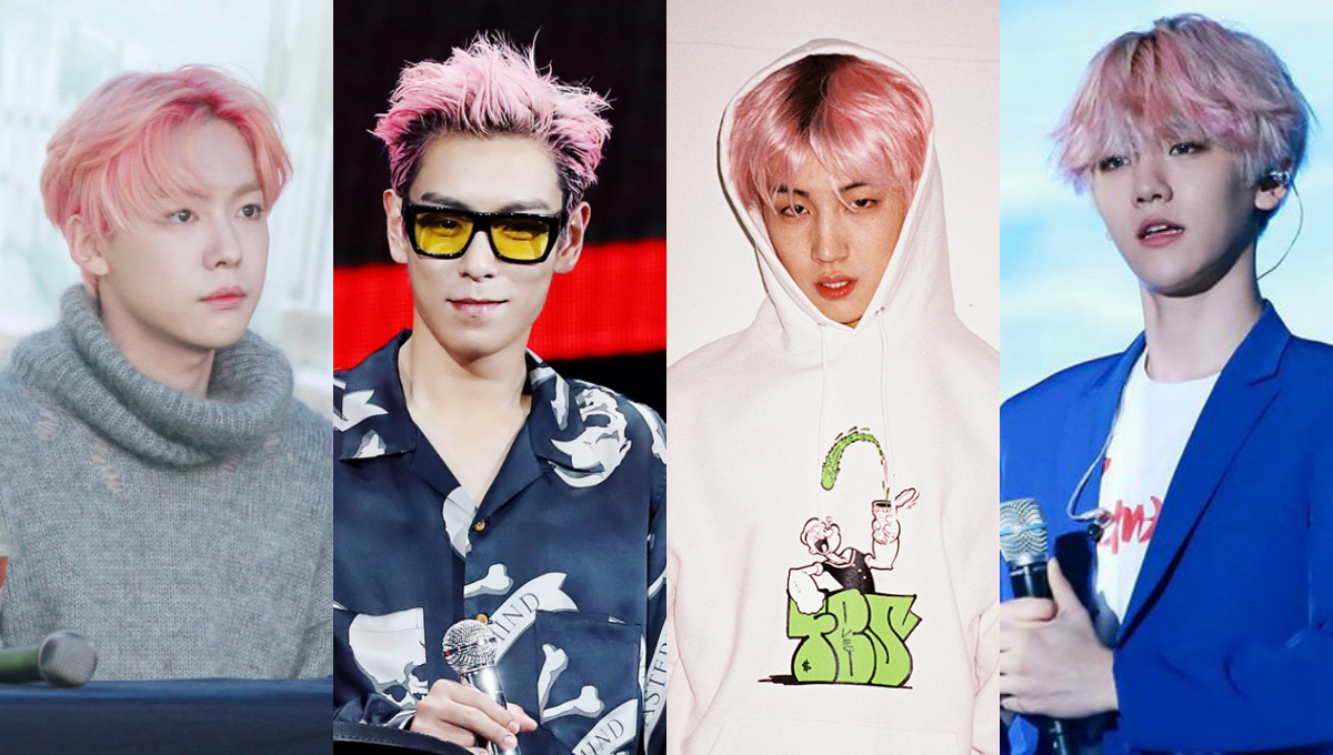 我們的PINK BOYS啊！盤點10個韓國最適合粉紅頭的歐爸 BIGBANG、G-Dragon、TAEYANG、T.O.P、EXO邊伯賢