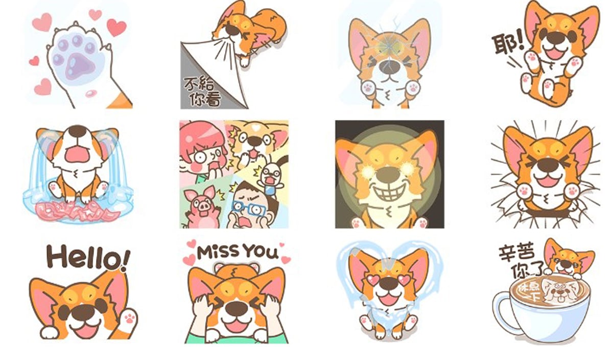 讓超可愛椪椪跟朋友拜年！手機貼圖《柯基犬椪椪填滿你的心！》 柯基、椪椪、萌、椪妹&柯基犬椪椪愛說畫、萌、可愛、療癒