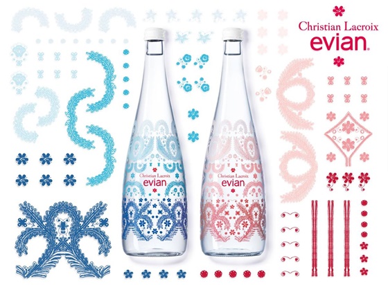 [新聞稿]這款玻璃水瓶會不會太夢幻！充滿聖誕氣息的法國evian天然礦泉水來襲 evian、依雲、礦泉水、Christian Lacroix、Paseo、紀念瓶、聖誕節、日出、日落