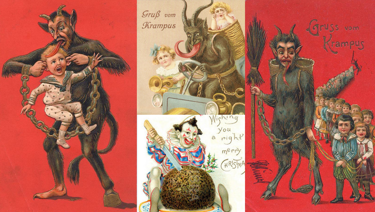 聖誕老人其實是撒旦的化身？19世紀超獵奇的聖誕節卡片讓你嚇到哭 獵奇、聖誕節、卡片、心意、可怕