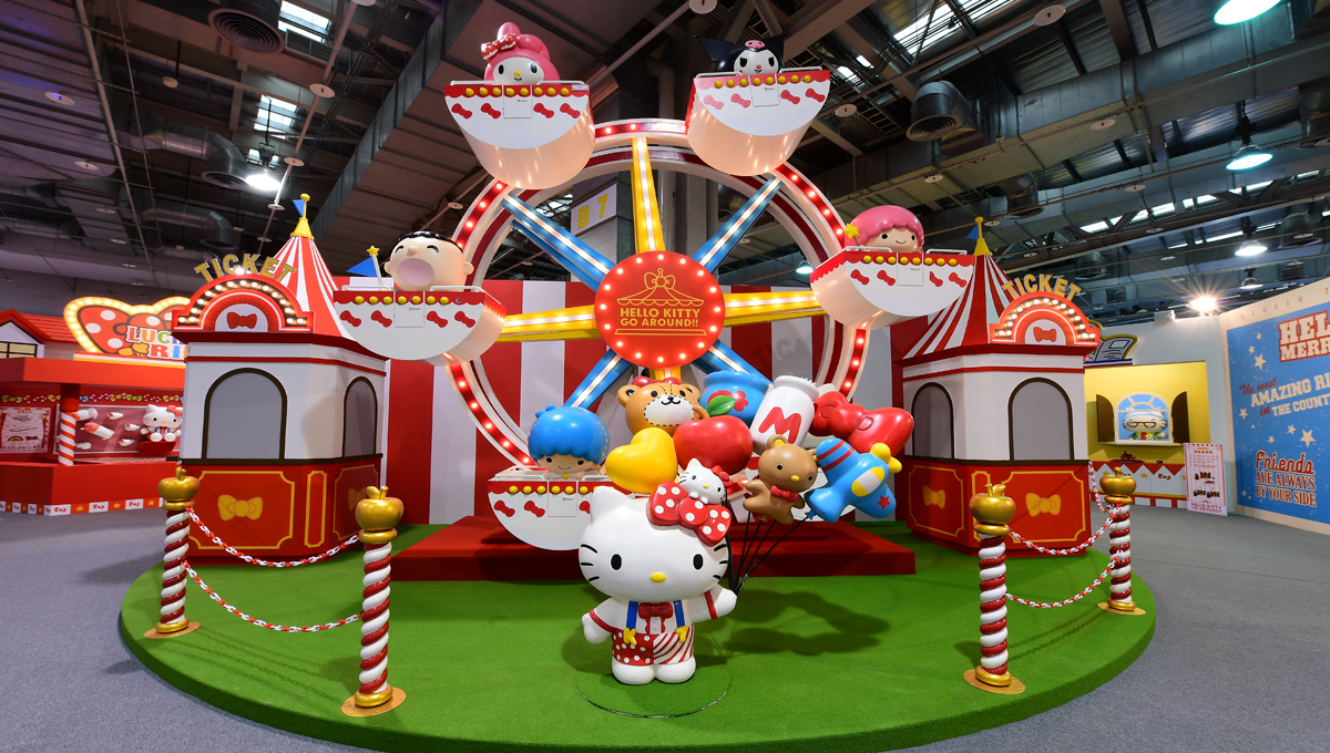 [新聞稿]千萬別錯過台灣展限定商品！「Hello Kitty Go Around！！歡樂嘉年華」邀請民眾一起來闖關！ Hello Kitty、凱蒂貓、展覽、遊樂、親子、圓山花博、闖關、嘉年華