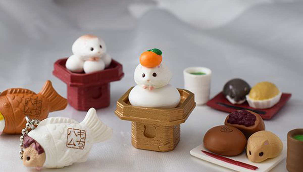 圓滾滾倉鼠跟麻糬融為一體了？新一彈「日本甜點倉鼠」激萌扭蛋出場 扭蛋、倉鼠、日本、甜點、飲茶