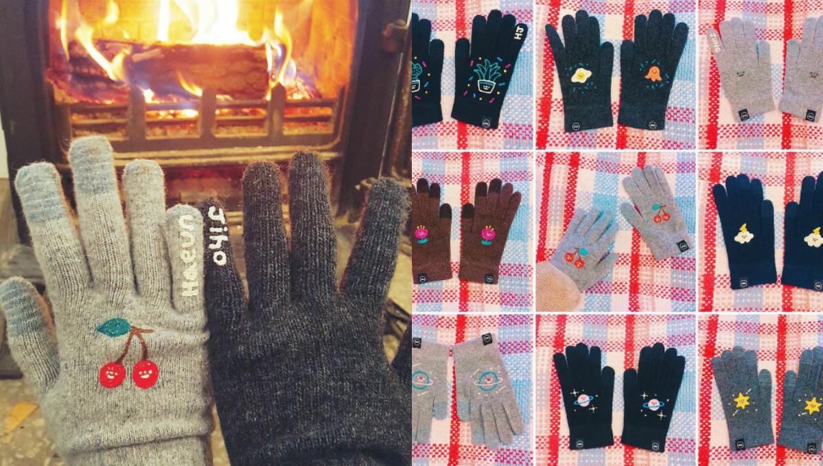 等歐爸暖手不如自己暖！教你DIY療癒系手套 手套、療癒系、DIY、手作、情侶手套