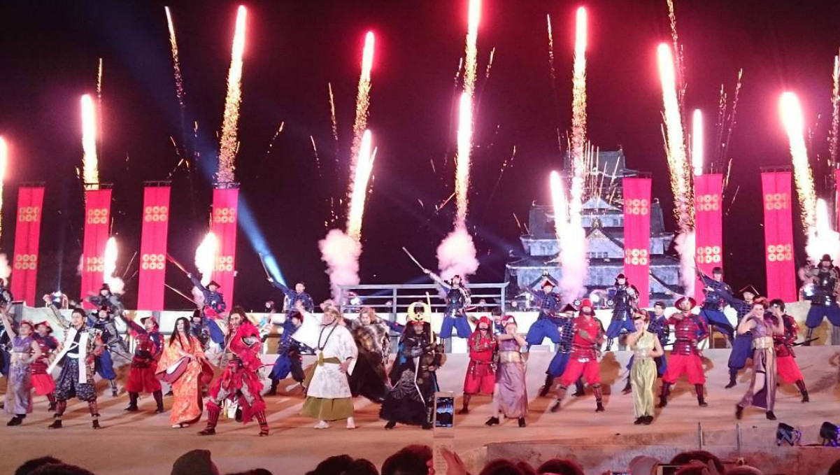 煙火×光雕投影讓大阪城絢麗度Max！帥將真田幸村帶你穿越時空一窺戰國風情 日本、大阪、環球影城、戰國The Real at 大坂城、大阪城