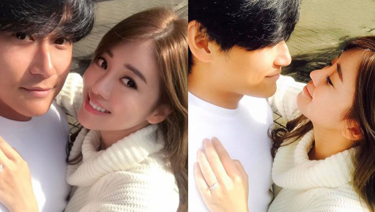 妞快報：真的成為2017年第一對！賴琳恩秀婚戒宣告正式成為「人妻姊姊」 妞快報、賴琳恩、陳乃榮、2017、結婚