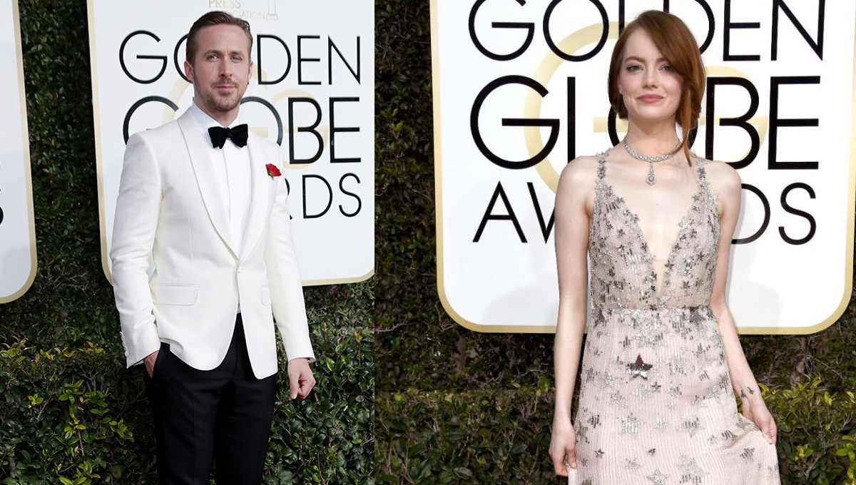 恭喜萊恩＆艾瑪！《樂來越愛你》狂掃金球獎最佳男女主角！   金球獎、樂來越愛你、萊恩葛斯林、最佳男主角