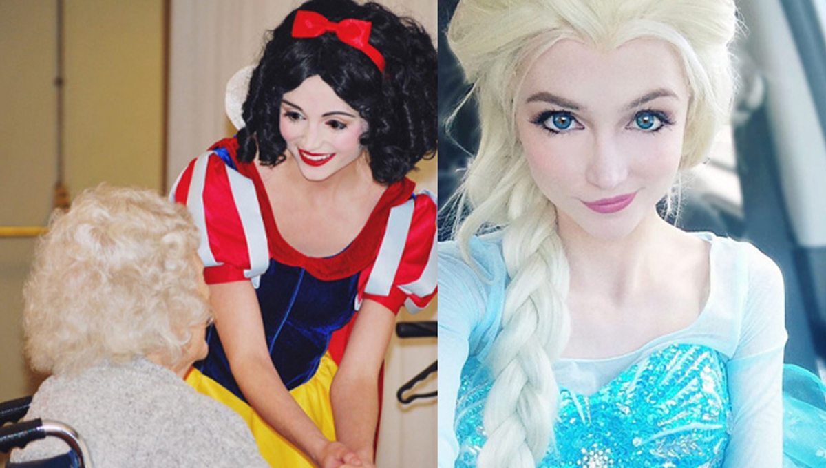 白雪公主出現在醫院病房啦！善良少女扮成迪士尼公主只為帶給病人歡笑 Sarah Ingle、公益、白雪、灰姑娘、奧蘿拉