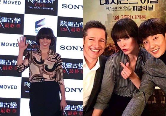 妞快報：蜜拉喬娃維琪來台灣啦！與李準基合作大讚「他全都自己來」 妞快報、蜜拉喬娃維琪、惡靈古堡、李準基、惡靈古堡：最終章