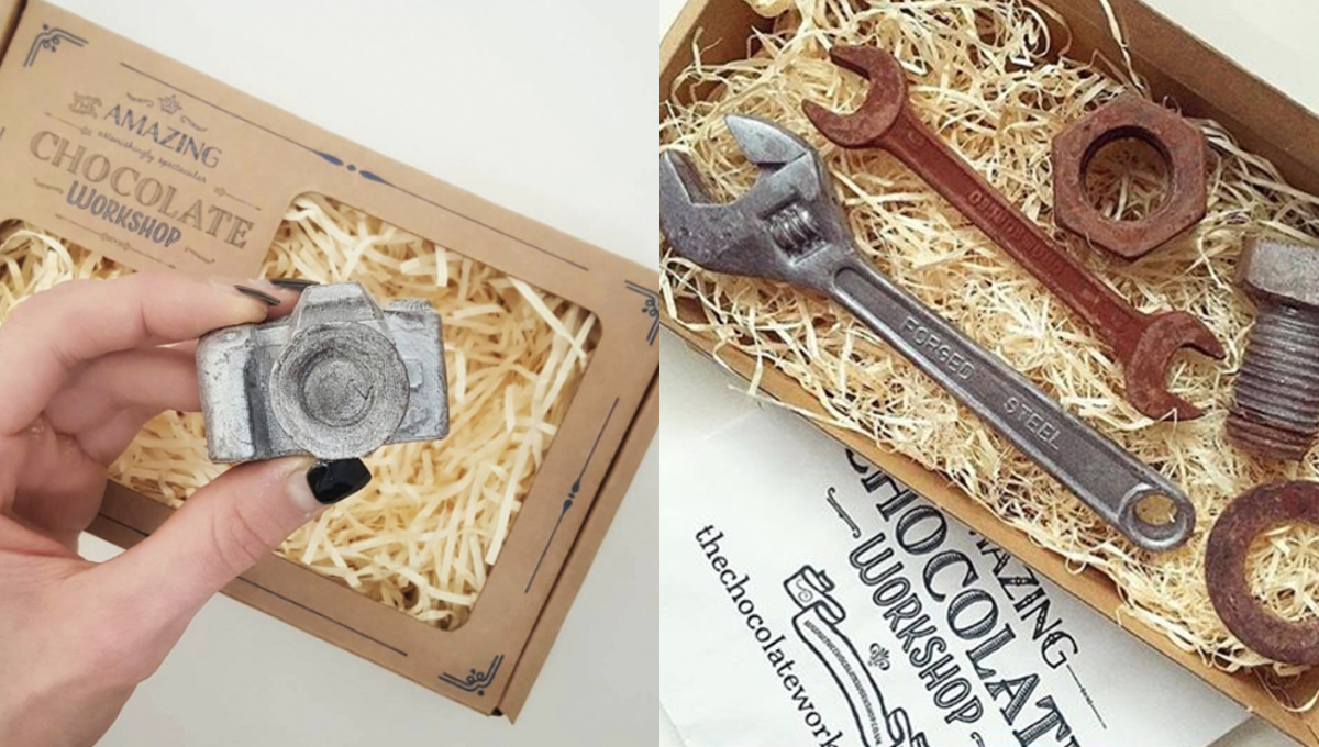 敢把鏽跡斑斑的螺絲放進嘴巴嗎？造型異想天開的英國搞怪巧克力店 The Amazing Chocolate Workshop、巧克力、英國、情人節、搞怪