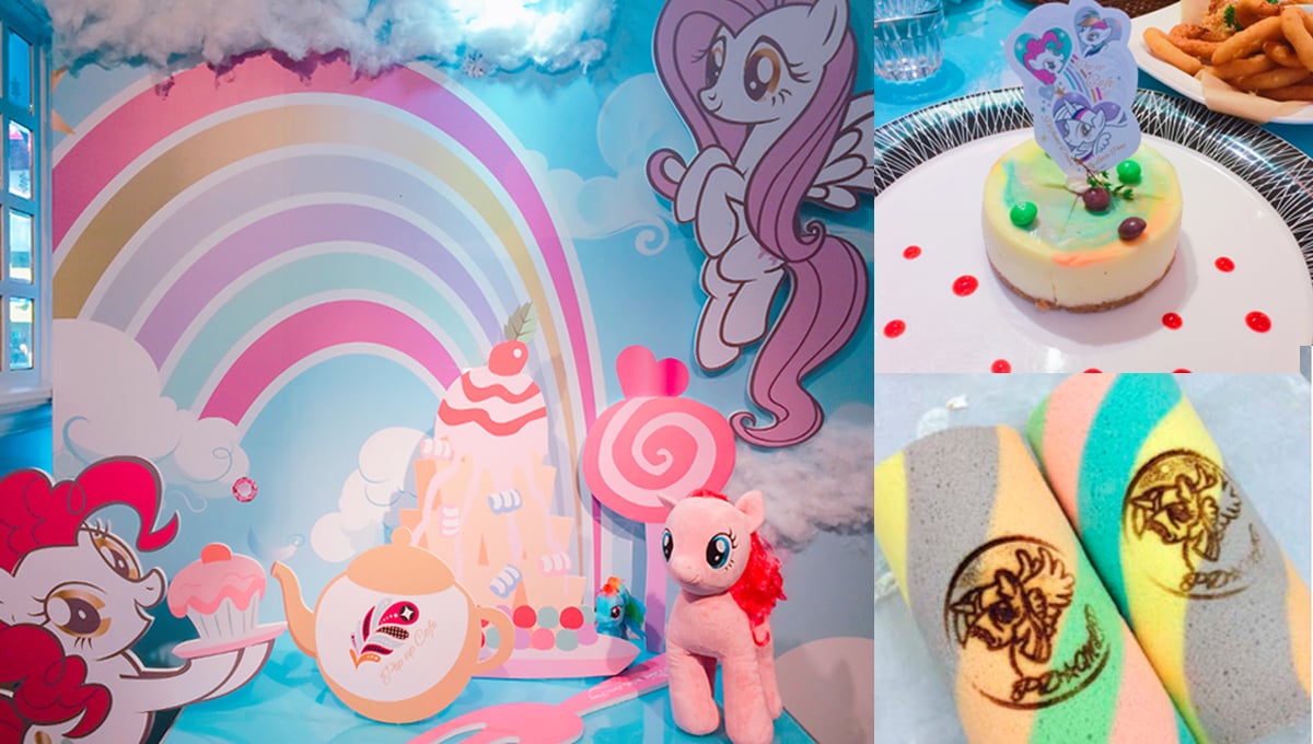 你也能化身宇宙公主！跳舞香水×彩虹小馬限時咖啡廳來台啦 跳舞香水、彩虹小馬、宇宙公主、許維恩、蜜糖吐司、奶凍捲、冰沙