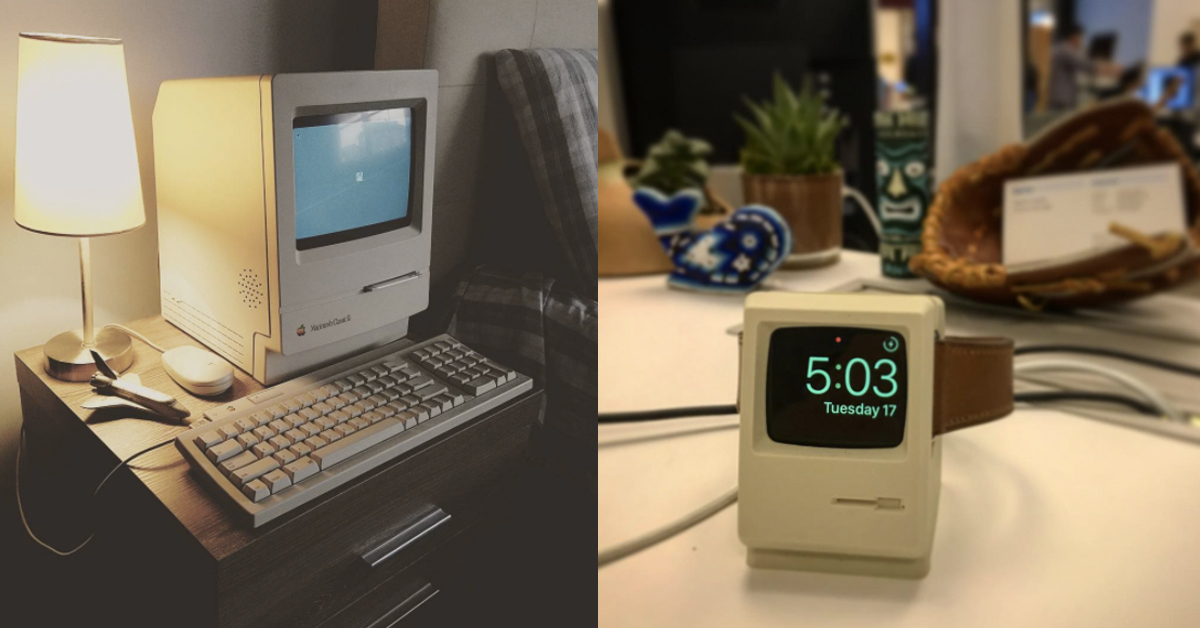資深果粉快看過來！掀起滿滿回憶的麥金塔造型Apple Watch充電架 Apple Watch、麥金塔電腦、賈伯斯、蘋果電腦、充電架