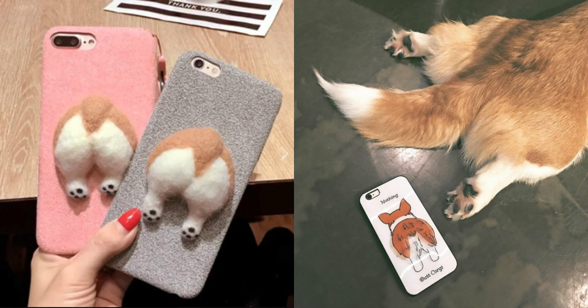 柯基的屁屁最療癒了！超萌的柯基屁屁手機殼讓你看得到還摸得到～ 柯基、屁屁、手機殼、韓妞、手機