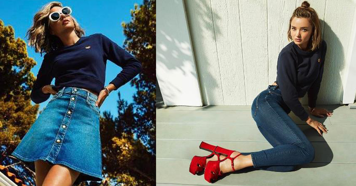 米蘭達可兒改行當設計師了！她第一個推出的產品是... 米蘭達可兒、Miranda Kerr、MotherDenim、丹寧褲