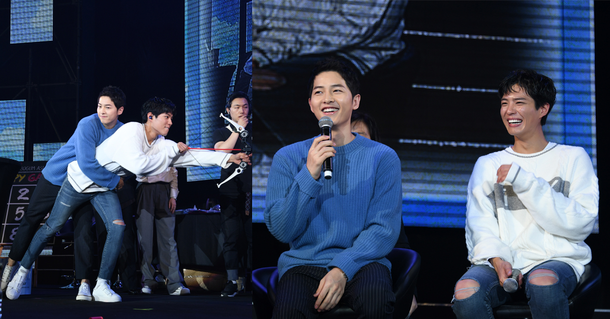 逼宋仲基在芒果冰與自己間抉擇！朴寶劍粉絲見面會與粉絲「吻別」  朴寶劍、宋仲基、粉絲見面會、雲畫的月光、感動、kiss good bye