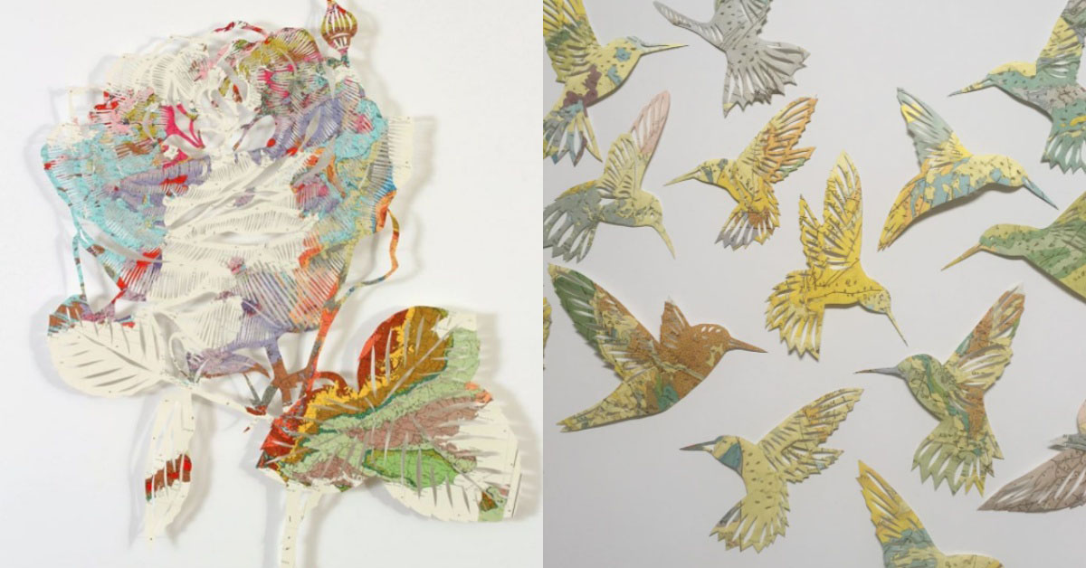 除了找路地圖還可以這樣做！如畫一般的夢幻地圖紙雕 Claire Brewster、 claire_brewster、地圖、紙雕、再利用