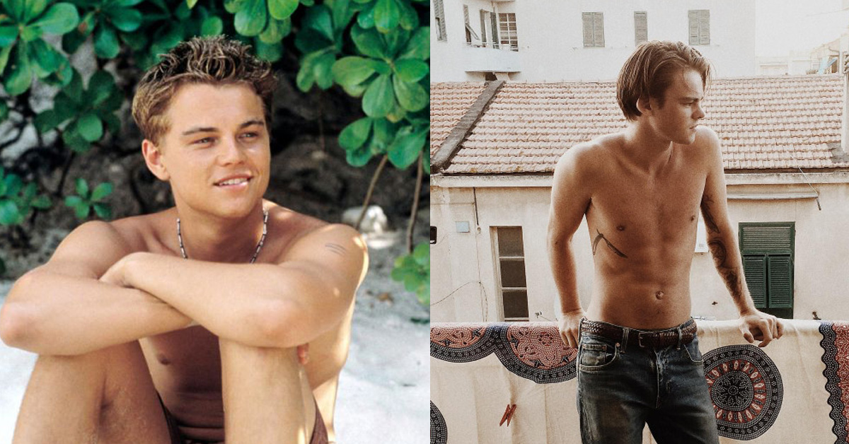 難道是時光倒流了嗎？瑞典男模Konrad Annerud重現小鮮肉版的李奧納多 明星臉、李奧納多狄卡皮歐、Leonardo DiCaprio、Konrad Annerud、模特兒