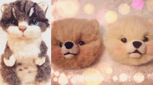 柴郡貓版羊毛氈原來這麼可愛！擬真又可愛的小動物羊毛氈特輯 羊毛氈、貓咪、動物、擬真、kurumiruka