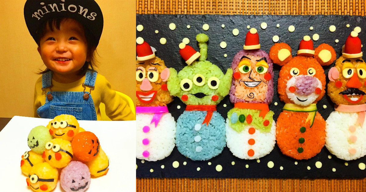 麵包超人、Tsum Tsum飯糰都超、可、愛！繽紛度滿點的卡通飯料理 麵包超人、Tsum Tsum、卡通、造型料理、飯糰