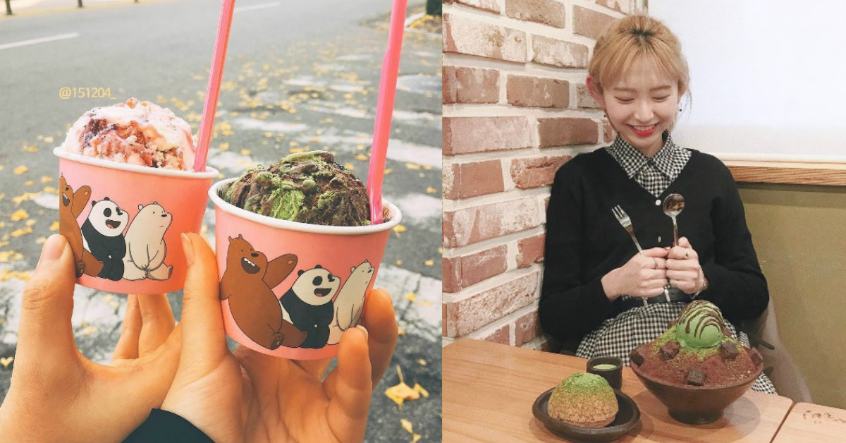 天氣越冷越愛吃冰！韓國在冬季猛推「視覺美味」冰品 韓國、甜點、雪冰、31冰淇淋、抹茶