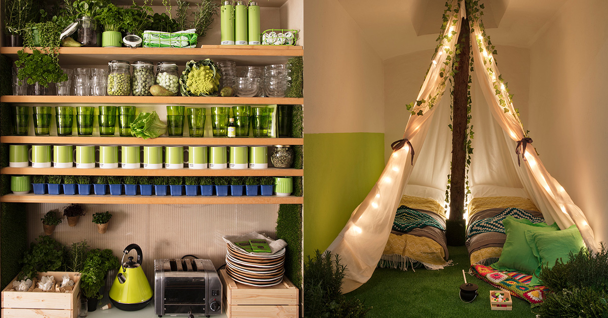 打開門竟然是一片森林！PANTONE Greenery公寓套房開放入住囉 PANTONE、Greenery、Airbnb、公寓套房、倫敦