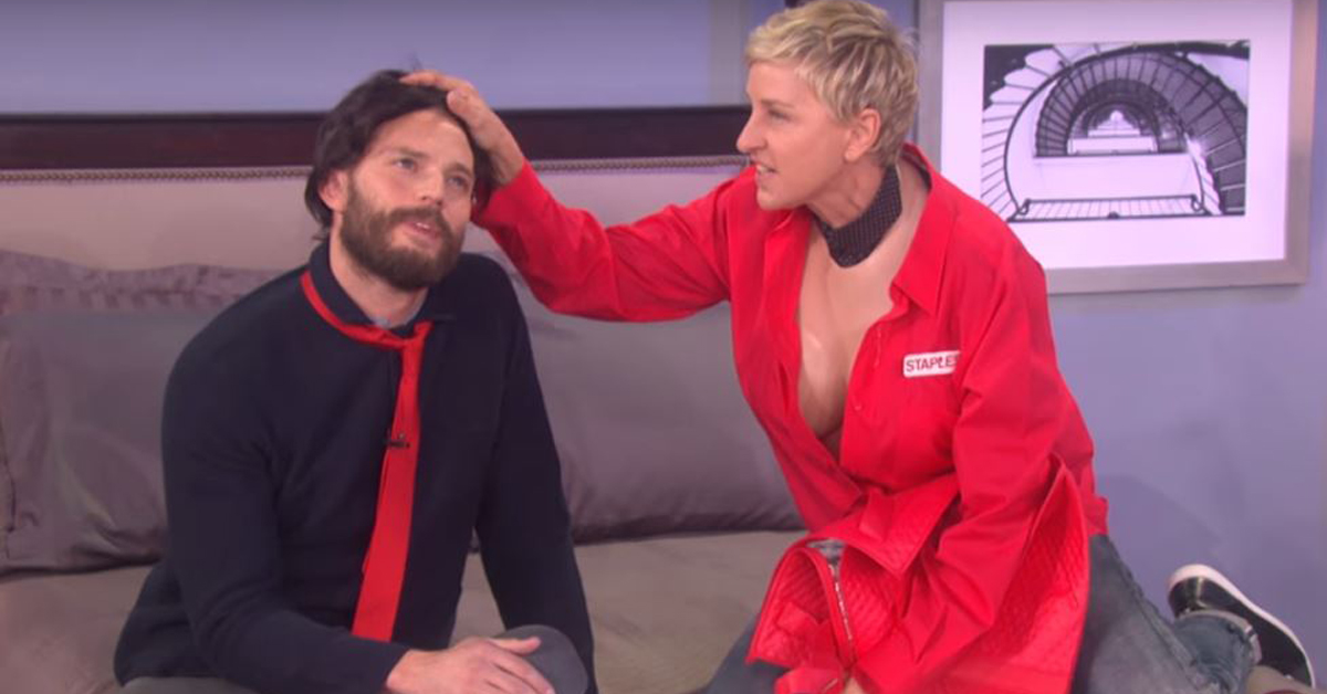 快被這對「艾倫巨乳」給壓窒息了！請問格雷先生受得了這種重口味嗎 格雷的五十道陰影：束縛、傑米道南、Jamie Dornan、艾倫秀、克里斯欽