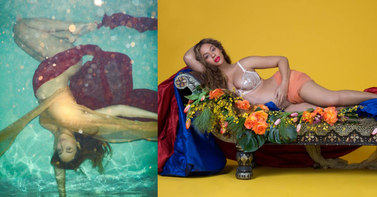 碧昂絲挺肚化身維納斯！邀愛女一起拍懷孕沙龍照 碧昂絲、懷孕、雙胞胎、2017、保密