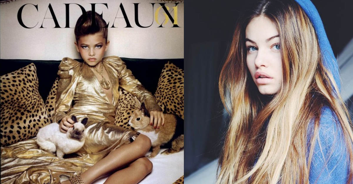 現在化妝不會被罵了吧？曾因大濃妝引發風波的10歲蘿莉長、大、了 Thyland Blondeau、法國、模特兒、爭議、Vogue