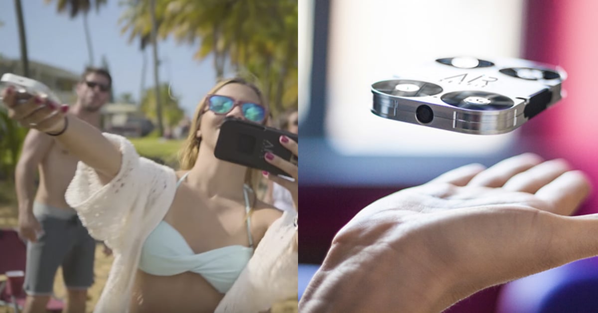 開始覺得自拍棒累贅了嗎？接下來就用超迷你空拍機玩自拍吧 AirSelfie、空拍機、自拍、自拍棒、全世界最迷你