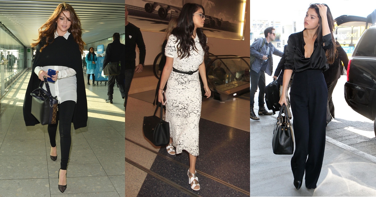 穿這樣去搭飛機也不奇怪！賽琳娜「舒服out！美才重要！」的機場時尚 機場時尚、賽琳娜、威肯、Selena Gomez、The Weeknd