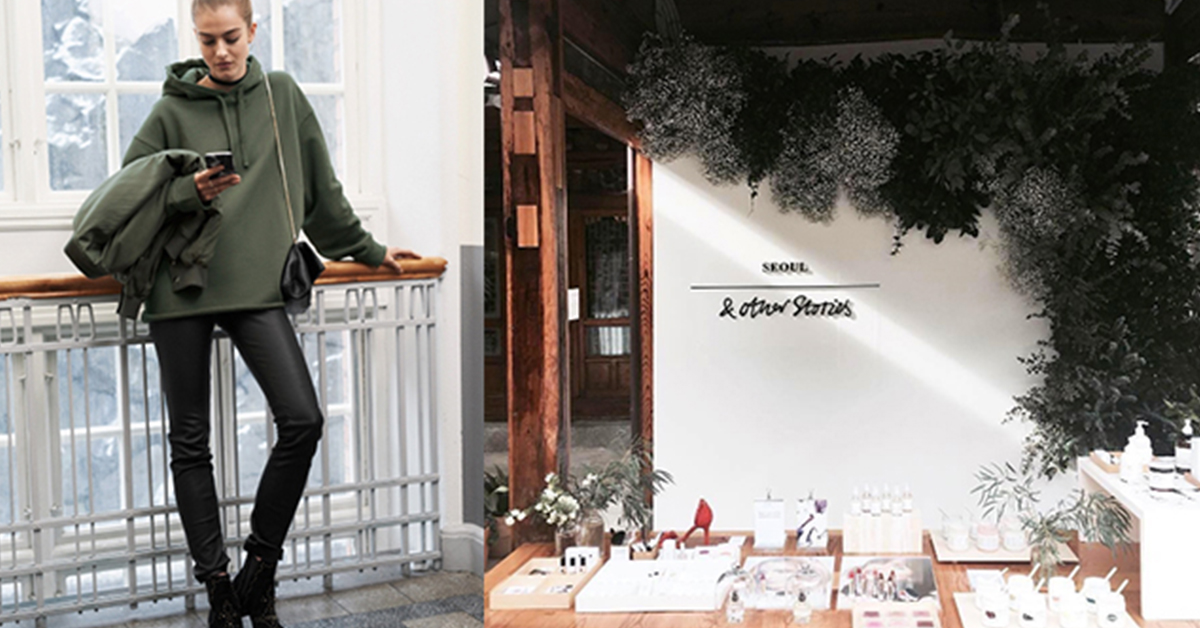 街拍潮女必備牌& Other Stories！選擇在亞洲開的第一個據點是 & Other Stories、倫敦攝政街、首爾、H&M、瑞典女裝、街拍