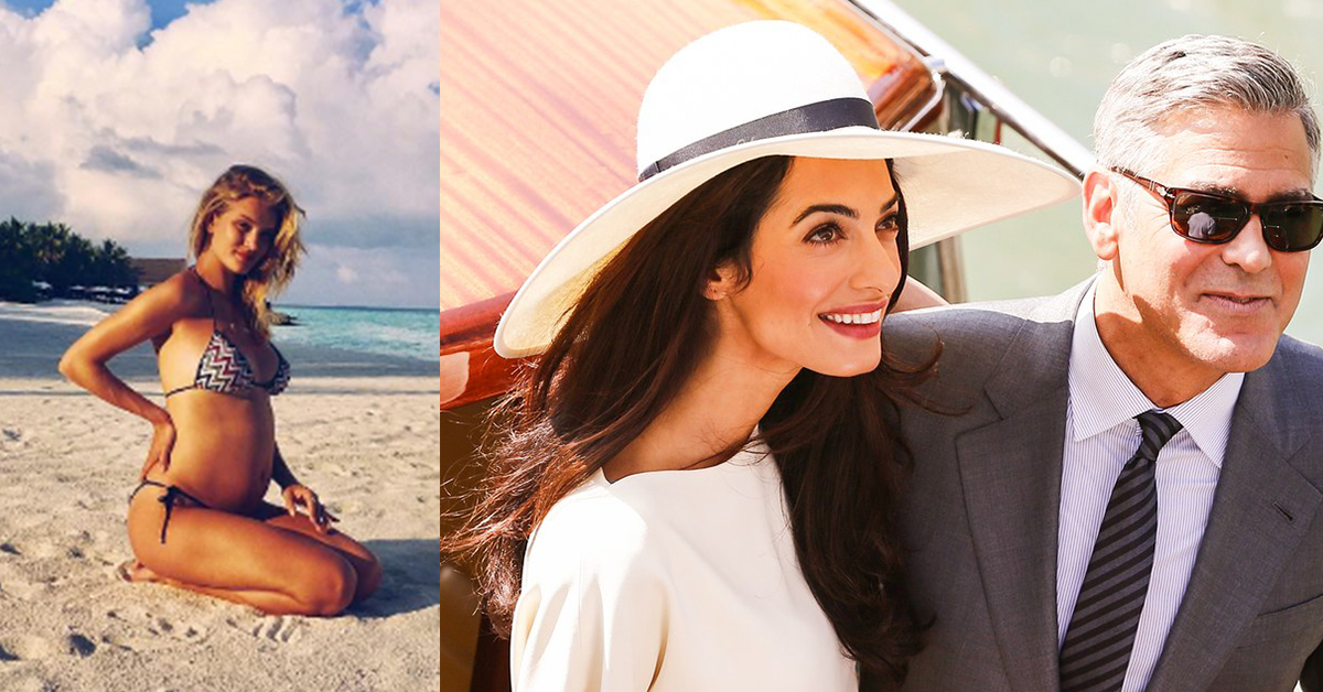 好萊塢再添兩喜訊！喬治克隆尼將有雙胞胎 超模蘿西杭頓懷傑森的寶寶 喬治克隆尼、Amal Clooney、雙胞胎、蘿西杭特、Rosie Huntington-Whiteley